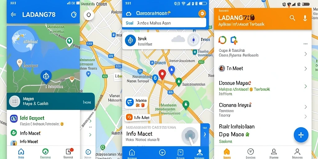 Antarmuka aplikasi <strong>LADANG78</strong> menampilkan informasi lalu lintas secara real-time.