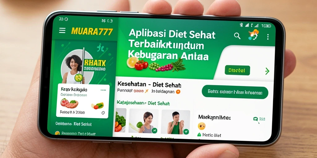 Tampilan antarmuka MUARA777 yang menarik dan fungsional untuk Diet Sehat.